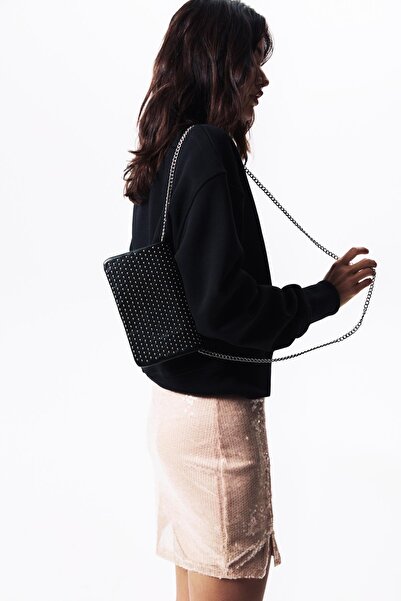 Pull & Bear Studded crossbody bag