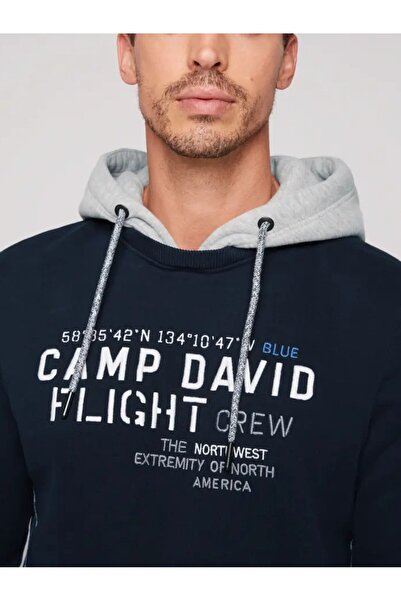 Camp David UZUN KOLLU BİSİKLET YAKA SWEATSHİRT