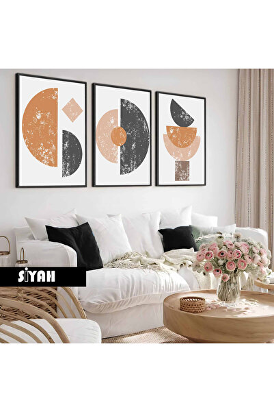 Harika bir ev Çocuk odası Oturma Salonu-Minimalist Modern Bohem TURUNCU-GRİ|A...