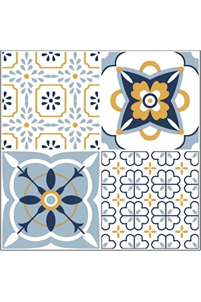 OEM Set 12 plăci autoadezive din vinil, 30x30 cm, impermeabile, model floral ...