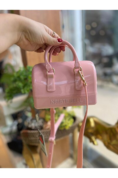 KRISTE BELL Women's Bag with Hand and Shoulder Strap Jole Acrylic 26402 Bright Pink