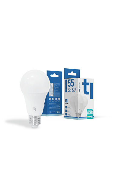 Redeem A60A E27 LED Ampul, Titreşimsiz, Göz Konforu, 730 Lümen, Soğuk Beyaz, 6500 Kelvin, 85 CRI