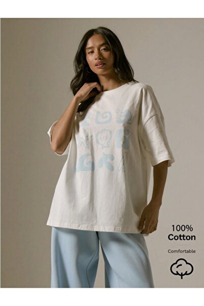 Kaptins Women's T-Shirt Printed T-Shirt