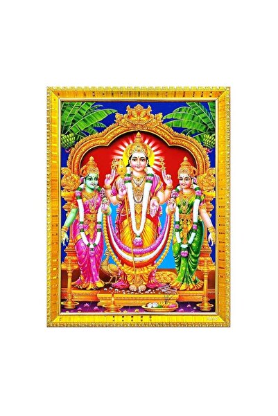Generic Brand zig zag Srivalli Devasena Subramanya Swamy Kartikeya God Photo ...