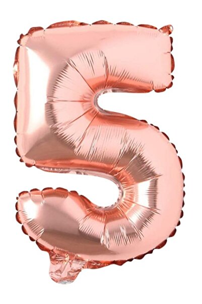 PartiCompany Number Foil Balloon from 0 to 9 - 16 Inches (Pink, Blue, Gold, Silver, Bronze)