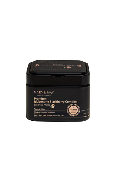 Mary & May Set 20 Masti Tip Servetel Mary & May Premium Idebenone Blackberry Complex - Antioxidant