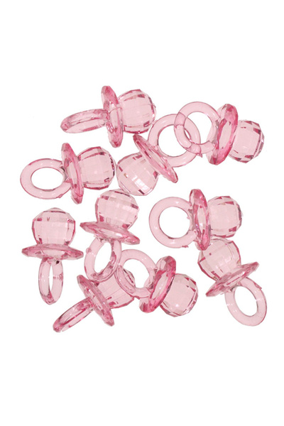 OEM Marturie Botez Suzeta Roz- Set 30 buc