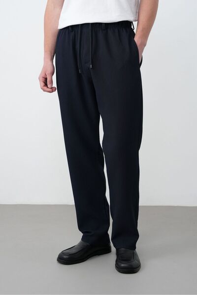TÜZeMEN Ribbed Baggy Pants