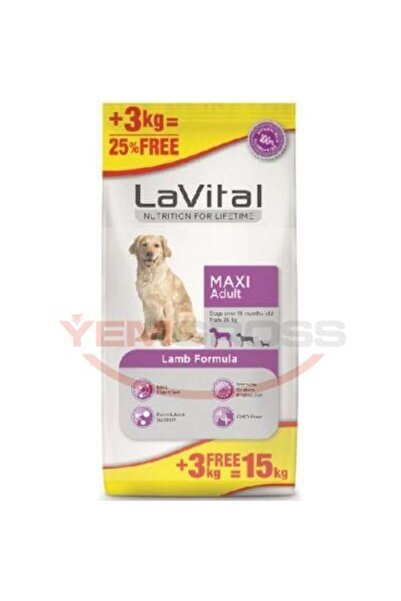 La Vital Lavital Büyük Irk Kuzulu Yetişkin Köpek Maması 15 Kg