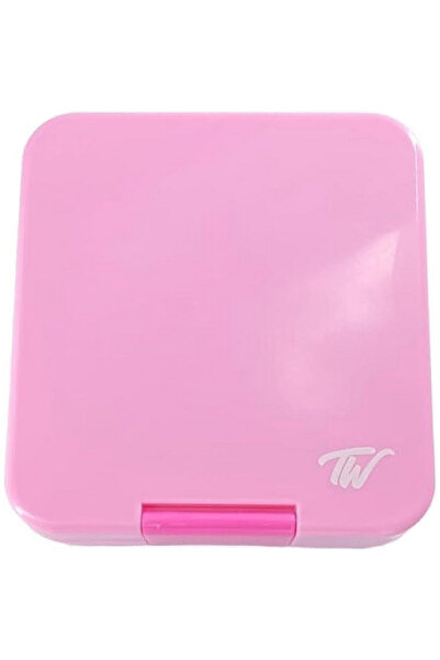 TINY WHEEL صندوق غداء بينتو صغير خفيف الوزن بثلاثة أقسام