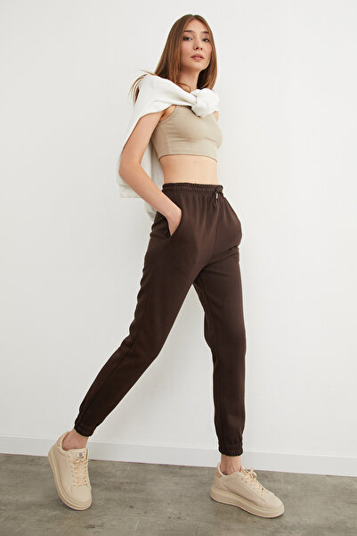 Fulla Moda Φούτερ Jogger με 3 τσέπες με κορδόνια