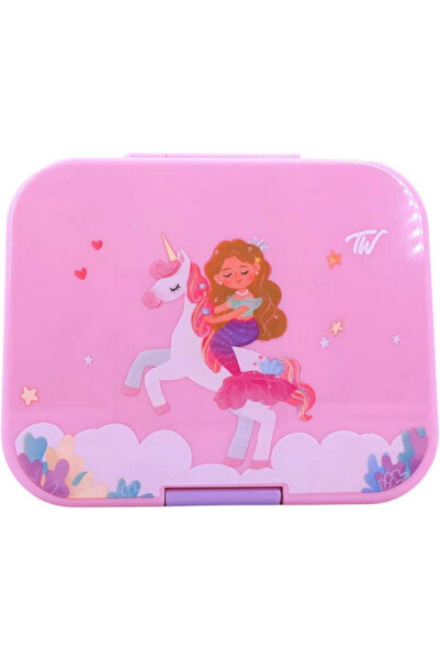 TINY WHEEL صندوق بينتو للأطفال بأربعة أقسام بتصميم يونيكورن