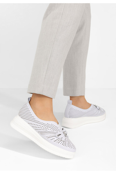 B T Shoes Robertta women's casual shoes white