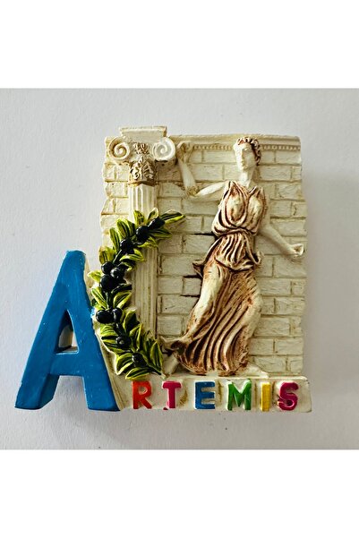 Magnetix Yunanistan Artemis heykeli polyester magnet