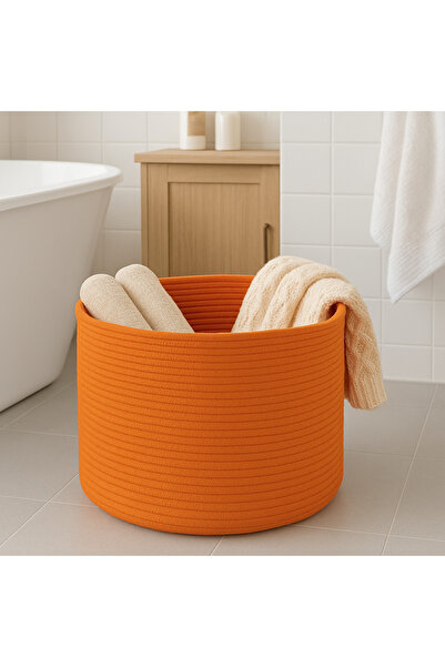 MaVaux Amaterasu Rope Basket – 40X30 cm – Decorative & Multi-Purpose Organize...