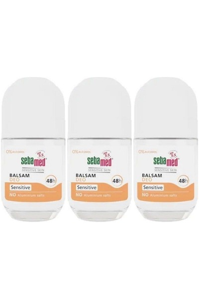 Sebamed Deodorant Roll-On 50ML Balsam Hassas/Sensitive (3 Lü Set)