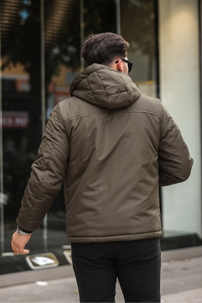 KOCCI New Season Winter Waterproof and Cold-Proof Men's Coat Jacket with Fleece Inside