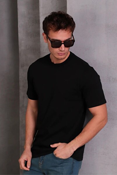 M&S WEARSTEP Ανδρικό μπλουζάκι Relax Fit Crew Neck 100% βαμβακερό άνετο κομμέ...