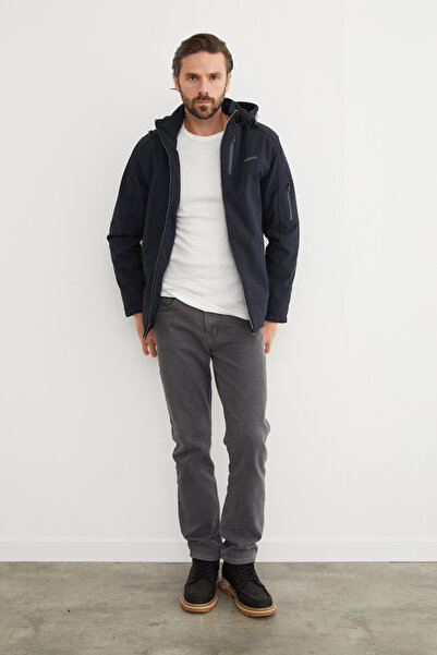 Fulla Moda Зовнішній одяг з принтом на блискавці з дайверської тканини