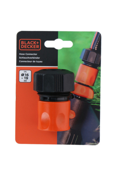 Black&Decker موصل خرطوم سريع عالي الجودة 16-19 مم
