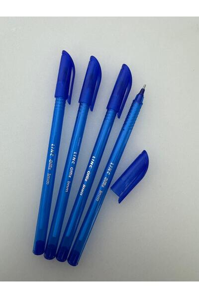 OFFİX قلم حبر جاف سيلكا لينك 1 مم أزرق (4 قطع)