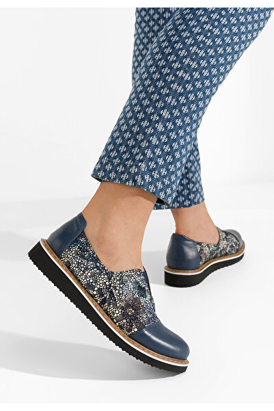 B T Shoes Vícebarevné kožené polobotky Ariva V2