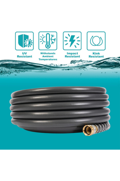 Gilmour Flexogen Super Duty Garden Hose 5/8inch x 75ft