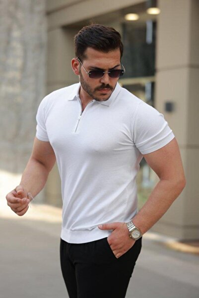 Silerra Muška majica kratkih rukava sa zatvaračem i kragnom