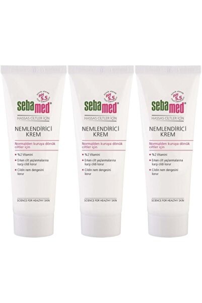 Sebamed Nemlendirici Krem Tüp 50ML (Günlük Kullanım) (3 Lü Set)