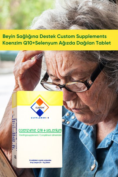 Custom Supplements ®   Coenzyme Q10 + Selenium Mouth Dispersing Tablet (30 Tablets)