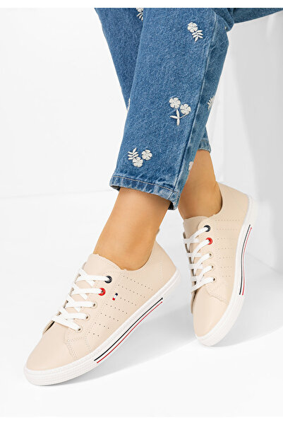 B T Shoes Béžové dámské polobotky Debbra