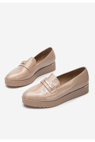 B T Shoes Khaki dámské polobotky Caterina V2