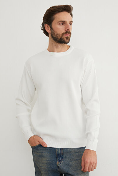 Fulla Moda Pulover basic cu guler rotund