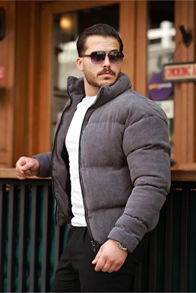 Cousens Half Oversize Velvet Men's Puffer Coat