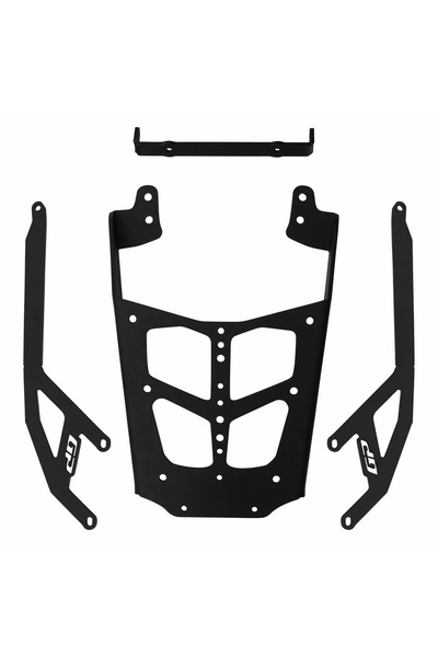 GP KOMPOZİT GP Kompozit Bajaj Pulsar N 160 2025 Uyumlu Arka Çanta Demiri Siyah