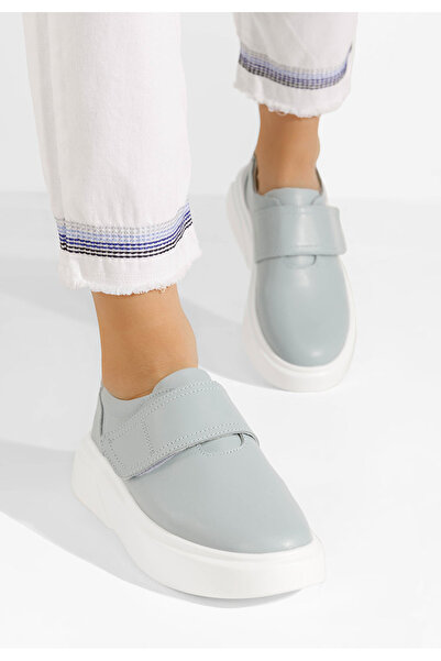 B T Shoes Pantofi casual dama piele Kally bleu