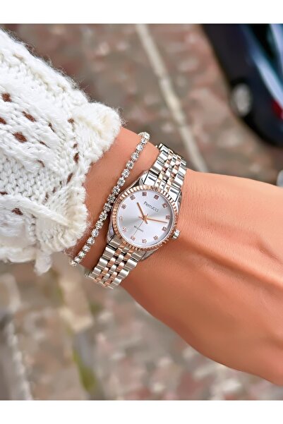 Ferrucci Steel Cord Minimal Case Women's Watch 3 Atm Waterproof 2 Years Warranty