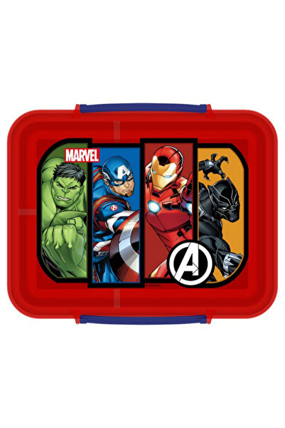TINY WHEEL Marvel Avengers 3-Compartment Plastic Lunch Box