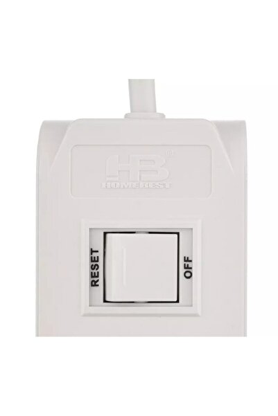 Home Best سلك تمديد طاقة 4 مقابس 3 متر أبيض