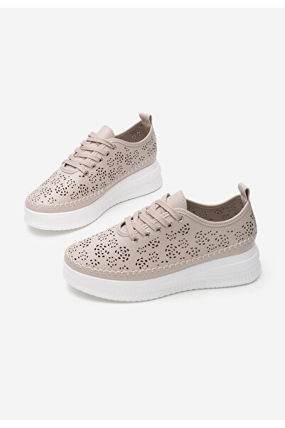 B T Shoes Khaki dámské polobotky Maryella