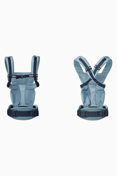 Ergobaby Omni Breeze Bebek Taşıyıcı, Slate Mavisi, 4 Pozisyon, Ergonomik & Nefes Alabilir