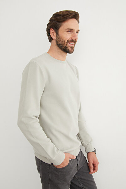 Fulla Moda Φούτερ με λαιμόκοψη με κέντημα με γράμμα M