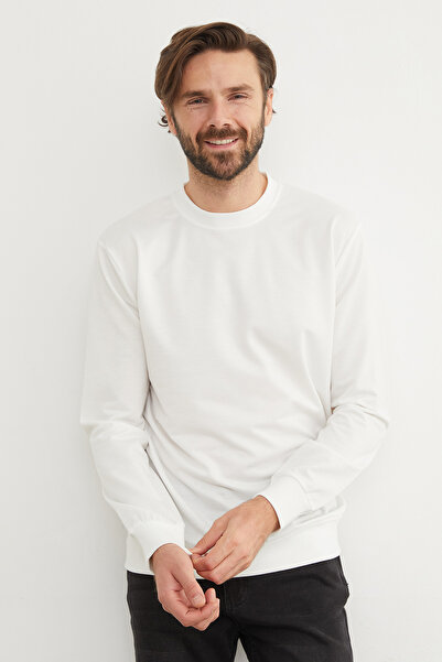 Fulla Moda Φούτερ Basic Crew Neck