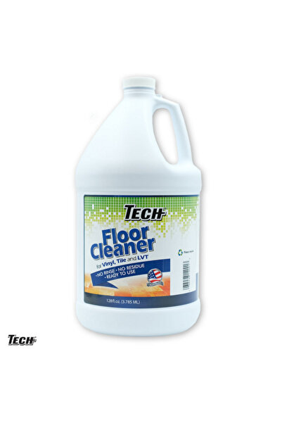 Tech سائل تنظيف بلاط الأرضيات والفينيل والأرضيات الخشبية برائحة منعشة، سعة 1 جالون