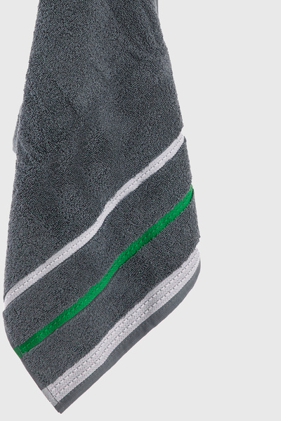 Benetton Home Bath Towel Hand Face Body Dark Gray 100% Cotton 30X50 cm Face Towel