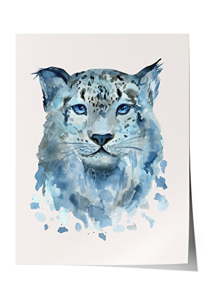 Zestia Poster fără ramă, Leopardul de zăpadă mistic, Poster decorativ pentru ...