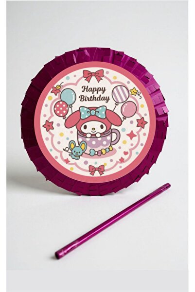 Cadde Süs My Melody Temalı Katlanabilir Pinyata Ve Sopası