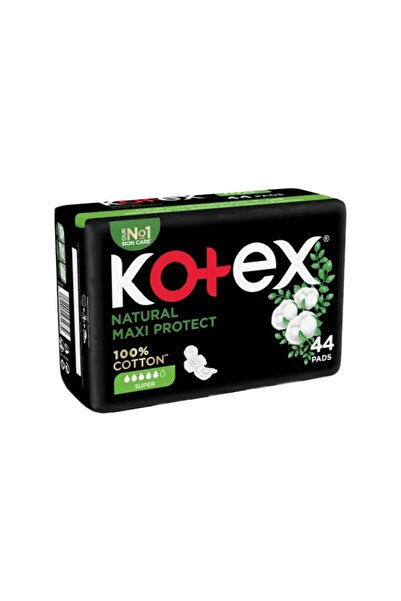 Kotex Natural Maxi Thick Pads - Super Cotton 44 Pads