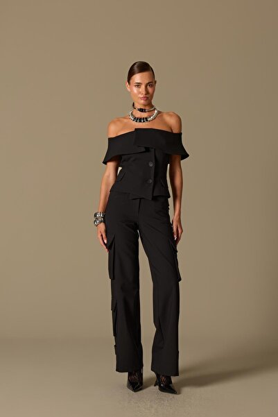 NOK İSTANBUL NOK Starborn Cargo Pants Limited Edit Black