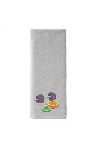 Ursa Dumbbell (Dumbell) Designed Embroidered Sports Towel 50X90